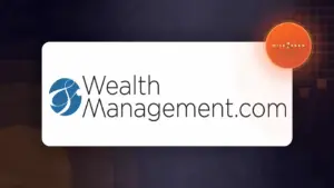WealthManagement.com logo featured prominently, representing the financial services sector, relevant to the Milemarker Advisor Conference and industry awards.